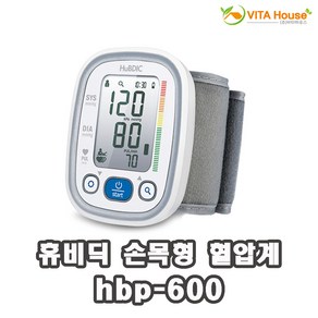 휴비딕 비피첵 WP 손목형 자동전자 혈압계 HBP-600, 1개