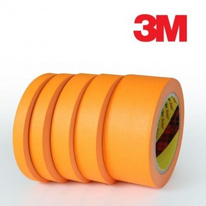 (1+1+1)3개세트15mmx40미터 301 마스킹테이프 뉴 3M 오렌지