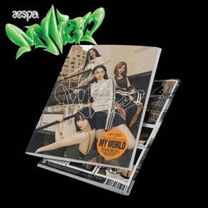 [미개봉새제품] 에스파 - MY WORLD / 3집 미니앨범 (Tabloid Ve.) / aespa - 마이 월드 (타블로이드)