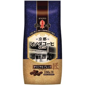 교토 이노다 Key Coffee 오리지널 블렌드 미디엄 그라인드, 180g, 1개