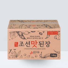 [60년 전통] 별미식품 조선맛된장 일품 맛집 업소용 찌개된장, 14kg, 1개