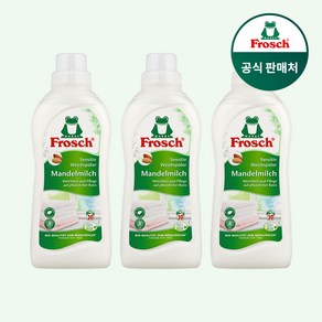 [공효진 세제] 프로쉬 독일 섬유유연제 아몬드밀크 750ml 단품 세탁세제 탈취제, 3개