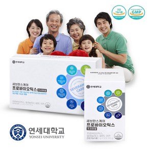 연세 생활건강 프로바이오틱스 온가족 유산균, 180g, 6박스