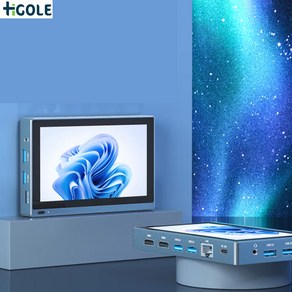 [ XC샵 ] HIGOLE GOLE 1Po /GOLE 2Po 미니PC 5.5인치 IPS 터치 스크린 window 11/10 Po, gole1Po-2500MAH배터리, 8G+256G