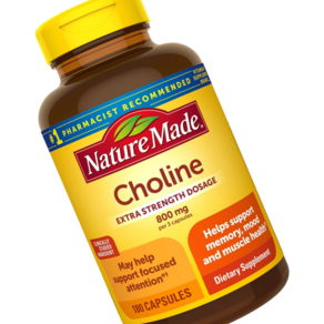 네이처 메이드 콜린 엑스트라 스트렝스 800mg (Nature Made Choline 800 mg)