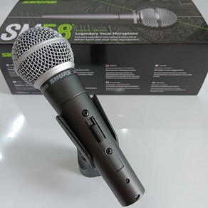 슈어 SM58S SHURE 유선 마이크 다이나믹 핸드 MIC, 단일상품-SM58S