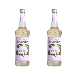 모닌 프리미엄 고메 시럽 헤이즐넛 비건 750ml 2개