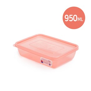 [미라네주방] 냉장고정리 김치보관 숙성전용 밀폐용기 김치통 용기 미라클통 황토 950ml, 1개