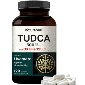 NatureBell 투드카 TUDCA 500mg 캡슐 120정