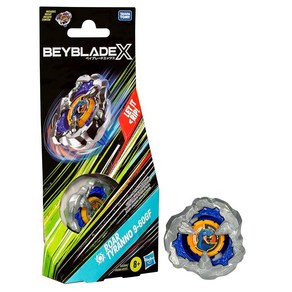 미국 아마존 정품++ Beyblade Roa Tyanno 9-60GF 부스터 팩 세트 어택 타입 오른쪽 스피닝 탑 및 배틀링 탑 장난감, 미국 아마존 정품++ Beyblade Roa Tya, 1개