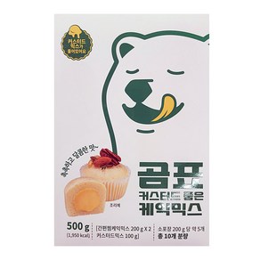 곰표 커스터드 품은 케익믹스 500g, 1개