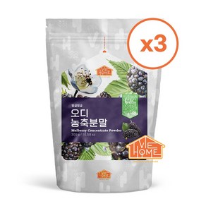 비옴 뽕나무 열매 오디 분말, 300g, 3개