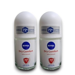 니베아 데오도란트 롤온 드라이컴포트, 25ml, 2개