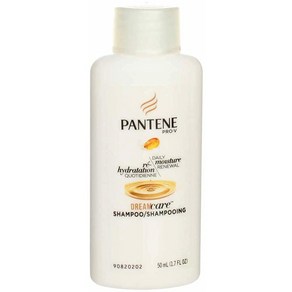 팬틴 Pantene PRO-V 모이스처 리뉴얼 하이드레이팅 샴푸 여행용 사이즈 48.2g(1.7온스) (4팩), 0.43 Fl Oz (Pack of 4)