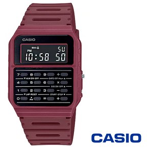 [CASIO] 카시오 CA-53WF-4B 공용 우레탄 데이터뱅크 계산기 시계