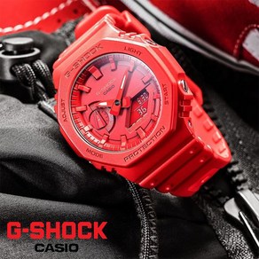 지샥 G-SHOCK 지얄오크 아날로그 전자시계 남자 여자 패션 손목시계 GA-2100-4A