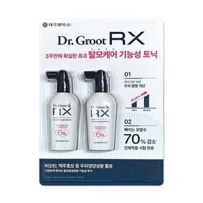 [코스트코] 닥터그루트 RX 탈모케어토닉 90ml x 2 669507, 180ml, 1개