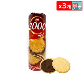 비파 2000 맥시 500g X 3 비스킷 간식 과자, 3개