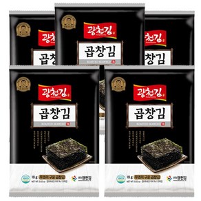 광천김 무조미 곱창 전장김, 18g, 10개