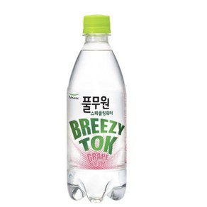 풀무원샘물 브리지톡 탄산수 자몽, 500ml, 20개