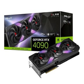 PNY 지포스 RTX™ 4090 24GB XLR8 게이밍 VERTO EPIC-X RGB™ 오버클럭 트리플 팬 그래픽 카드 DLSS 3, RTX 4090 ARGB, 1) RTX 4090 ARGB