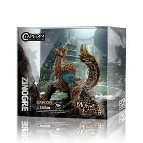 FIGURE BUILDER CUBE MONSTER HUNTER PVC 캡콤 몬스터 헌터 뇌랑룡 진오우가 약, 1개