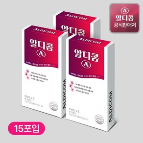 [공식] 알디콤A 숙취해소제 액상 스틱형 5포입, 3개, 75ml