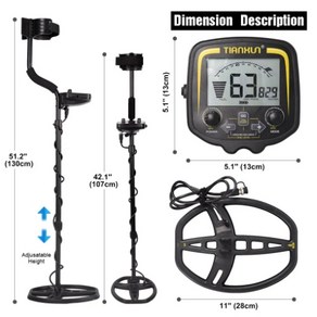 TX850 지하 금속 탐지기 깊이 2.5m