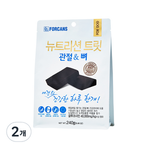 포켄스 강아지 뉴트리션 트릿 영양제, 뼈/관절강화, 2개