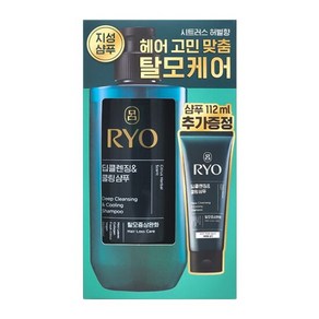 려 청아 딥클렌징 앤 쿨링 샴푸 480ml + 112ml 세트, 1개