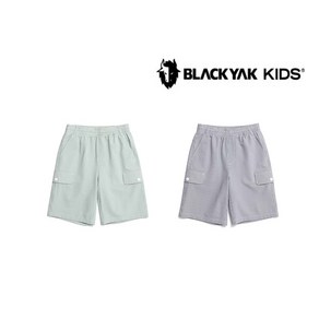블랙야크키즈 허리 밴드형으로 편안하게 착용 가능한 시어서커 베나5부팬츠