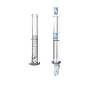 온핌 A 카페용품 대용량 종이컵 플라스틱 컵 수거함 수거기 디스펜서 90mm, 1개