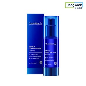 동국제약 마데카 파워 앰플 모이스처 30ml 1개 피부 수분광 케어 광채 미백 주름개선 기능성 TECA 보습, 없음