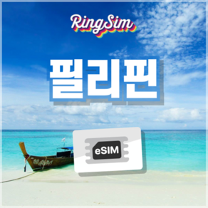 링심 필리핀이심 e심 마닐라 세부 보홀 보라카이 esim 유심, 1개, 매일 1GB, 3일