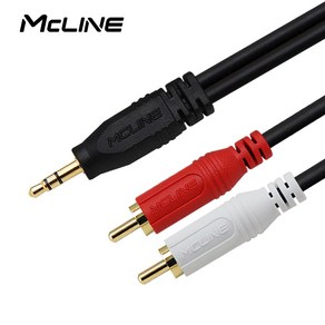 맥라인 AUX 스테레오 3.5mm - 2RCA Y 케이블 1.5m MC-PA01