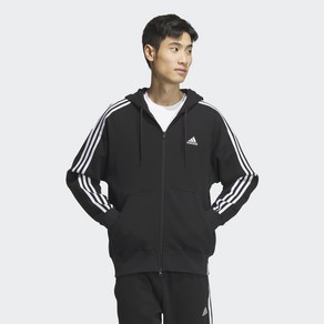 아디다스 ADIDAS 퍼포먼스 공용 에센셜+ 3S 프렌치테리 풀집 후디 노기모후드집업 쮸리후드집업 3선후드집업 루즈핏후드집업 봄가을후드집업 JF3931