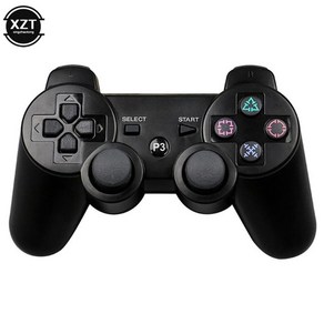 pc조이스틱 닌텐도스위치조이스틱 닌텐도컨트롤러 gamepad 무선 블루투스 호환 조이스틱 콘솔 sony ps3 컨트롤러 fo playstation 3 게임 패드 조이패드 게임, 검은색, 1개