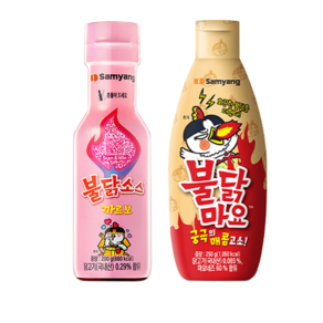 삼양 까르보 불닭소스+불닭마요소스, 1세트, 200g