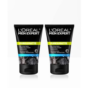 LOREALPARIS 2 pack 퓨어앤매트 챠콜 아이시 폼 RENO