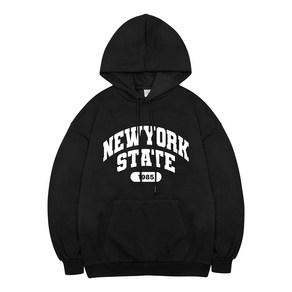 애즈낫 빅사이즈 남녀공용 NEWYORK 오버핏 후드티 ~3XL