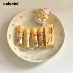 soleniel 틱톡 Pink Bea x Buttebea 핑크베어 버터베어 콜라보 립스틱, 1개, 2g, N12