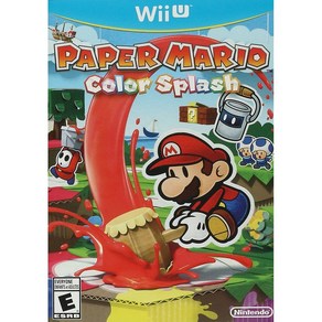 Wii U 페이퍼 마리오 칼라 스플래시 북미판 Pape Maio