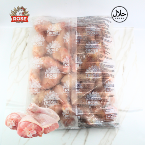 Halal Rose Denmak Fozen Pemium Chicken Dumsticks 로즈 덴마크산 할랄 닭북채 신선한 요리용 닭다리, 2개, 2.5kg