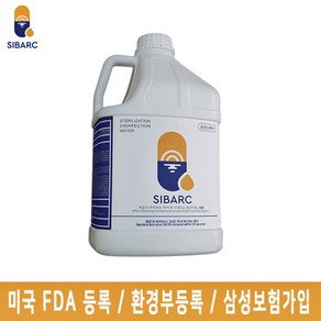 시밝(SIBARC) 4L 미산성 살균소독제, 1개