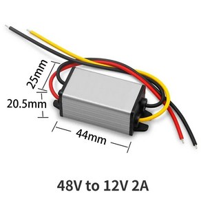 전압 변환기 저전력 소비 전압 스텝 다운 48V-12V 2A-5A 48V-12V dc/dc 컨버터 48V-12V dc dc 컨버터