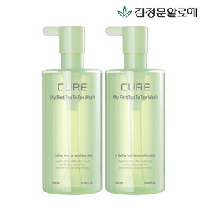 김정문알로에 [김정문알로에] 큐어 마이 퍼스트 탑투토 워시 500ml 2개