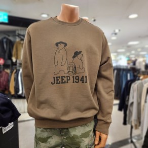 [지프] NC강남점 JEEP SA JP8TSU894 O3R 공용 테두리곰 맨투맨