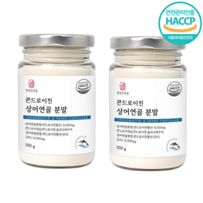 경성건강원 콘드로이친 상어 연골 분말, 2개, 100g