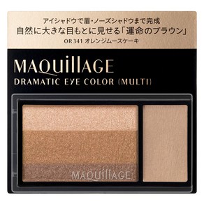 MAQuillAGE 마끼아쥬 드라마틱 아이 컬러 멀티 2.5g, 1개, OR341 오렌지 무스 케이크