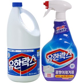 유한락스 레귤러 2L+곰팡이제거제 600ml, 1세트